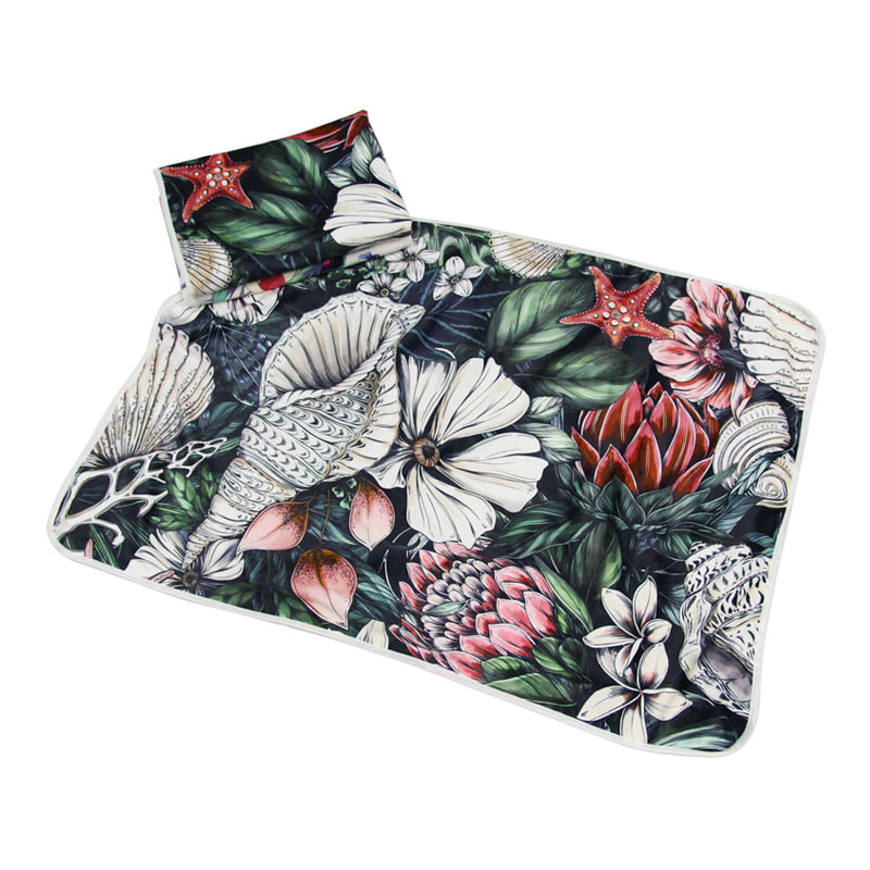 Coperte stampate in velluto in cristallo