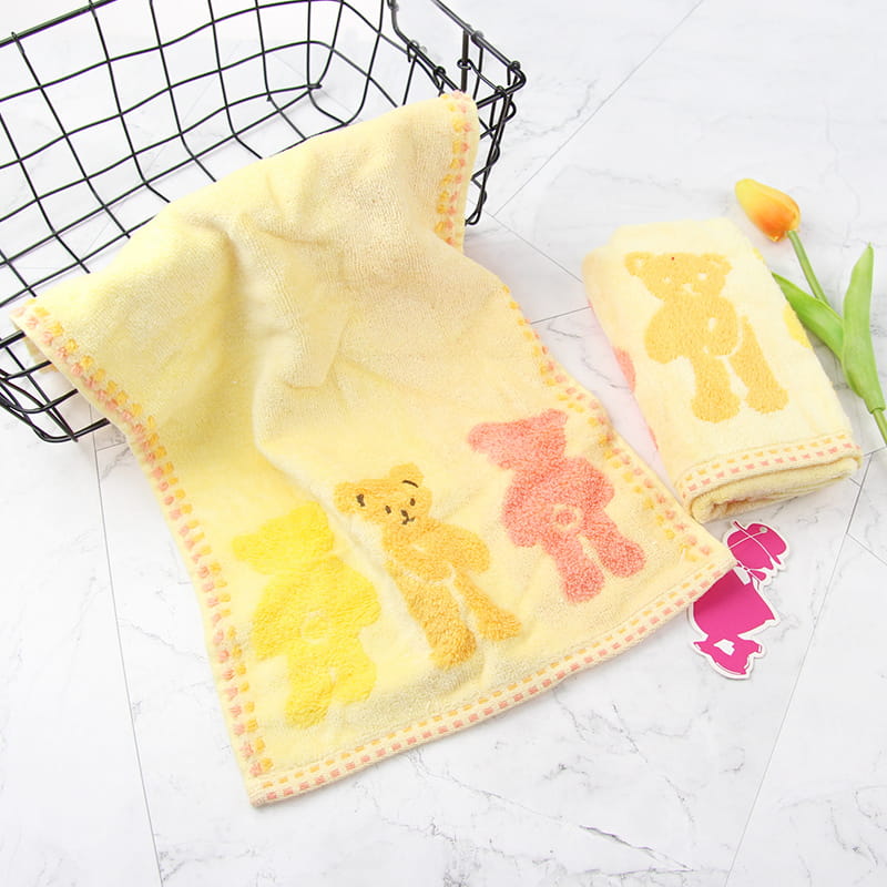 Asciugamano di cotone jacquard per bambini